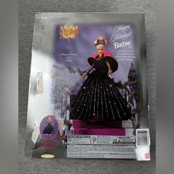 Barbie Doll 1998 Happy Holidays Special Edition Mattel 20200 *Box Wear* - Picture 4 of 7